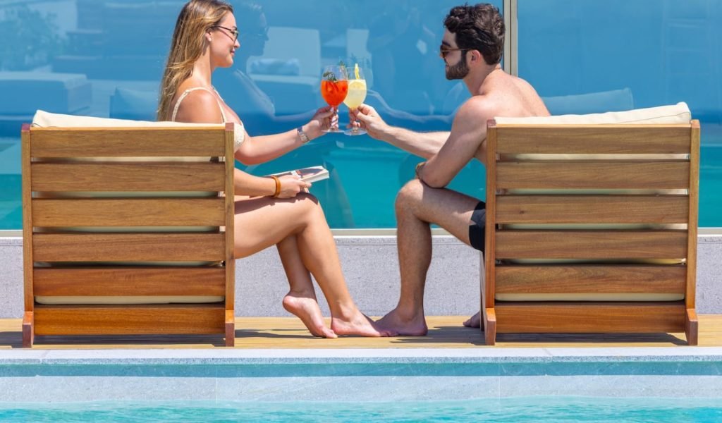 hospedes na piscina do rooftop, Sais Beach Living Hotel 250971_1MB